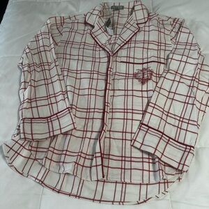 J. Crew flannel pajama top